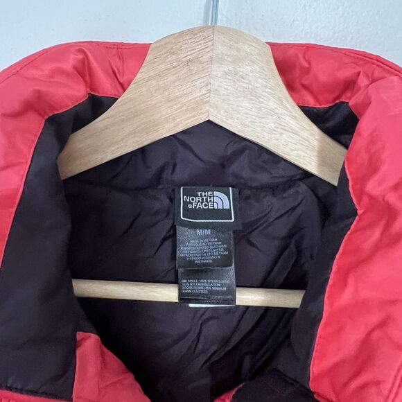 The North Face Women’s  550 Goose Down Quilted Full Zip Puffer Jacket Red Size M - Picture 7 of 13